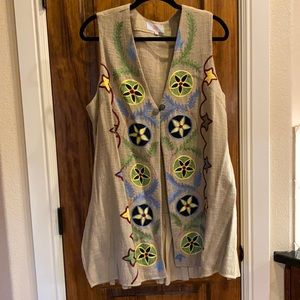 Roja Embroidered Vest